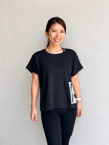 ドルマンTシャツ 片面BODYCOREデザイン