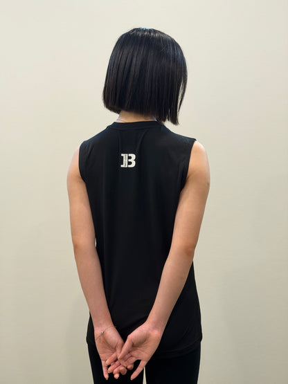ドライスムーススリーブレスTシャツ 赤ラインBODYCORE