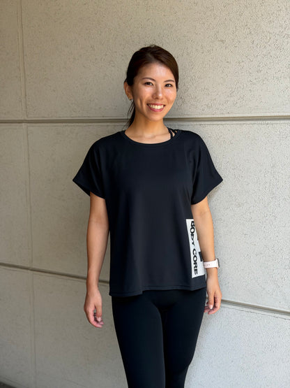 ドルマンTシャツ 片面BODYCOREデザイン
