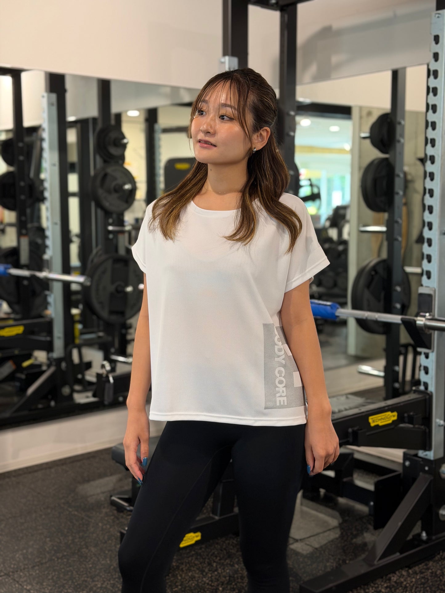 ドルマンTシャツ 片面BODYCOREデザイン